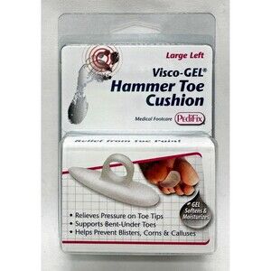 NEW PediFix Visco-Gel Hammer Toe Cushion P53-LL~ Large Left~ Women Sz 11+ Men 9+